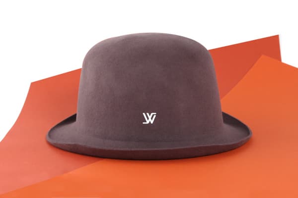 WHITE SANDS Macaron Wool Felt Hat One Size Bronze
